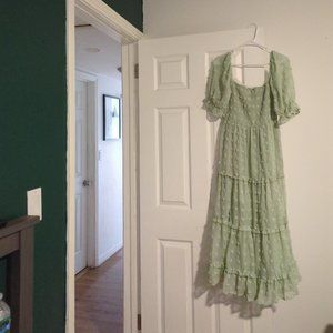 R. Yiposha mint green dress